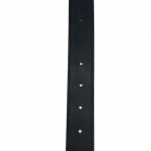Cintura Gucci GG in pelle nera