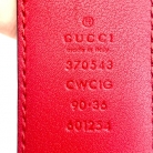 Cinturón Gucci GG Rojo