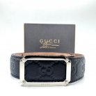 Cinturón Gucci Guccissima piel negro