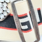 Elastic Gucci belt with butterfly
