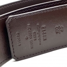 Cinturón initiales damier marrón Louis Vuitton