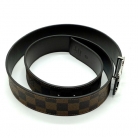 Cinturón initiales damier marrón Louis Vuitton