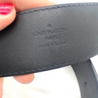 Cintura Louis Vuitton initiales in pelle Epi nera