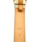 Cinturón Louis Vuitton de charol beige