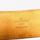 Louis Vuitton Damier Azur Beige Canvas Belt