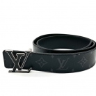 Cintura monogram Louis Vuitton, tela nera