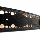 Louis Vuitton Monogram belt in leather with a gold buckle
