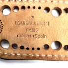 Louis Vuitton Monogram belt in leather with a gold buckle