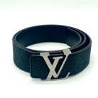 Black belt with Louis Vuitton initials