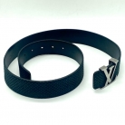 Black belt with Louis Vuitton initials