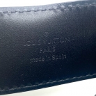 Black belt with Louis Vuitton initials