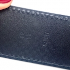 Black belt with Louis Vuitton initials