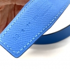 Hermès reversible blue and black belt