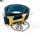 reversible blue/black hermes belt