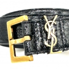 CINTURÓN YSL CUERO SÍMIL SERPIENTE