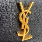 Saint Laurent clutch in black leather
