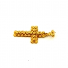 yellow gold cross pendant