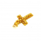 yellow gold cross pendant