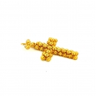 yellow gold cross pendant