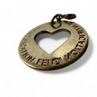 Colgante Fendi con forma de corazón