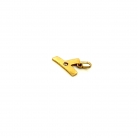 Gold letter “Y” pendant