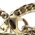 Collar Chanel en metal plateado