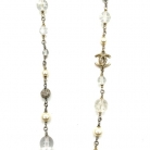 COLLANA CHANEL VINTAGE CON PERLE DI FANTASIA E PERLI