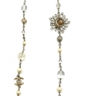 COLLANA CHANEL VINTAGE CON PERLE DI FANTASIA E PERLI
