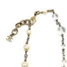 COLLANA CHANEL VINTAGE CON PERLE DI FANTASIA E PERLI
