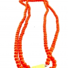 Collana doppia in corallo naturale con chiusura in oro