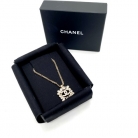 gold Chanel necklace