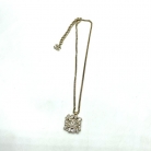 gold Chanel necklace