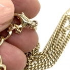 gold Chanel necklace