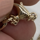 gold Chanel necklace