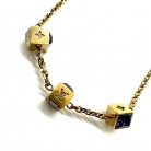 Collar Louis Vuitton Cubos LV