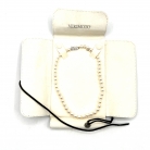 Collana “Mikimoto” in perle e oro bianco