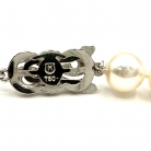 Collana “Mikimoto” in perle e oro bianco