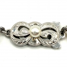 Collana “Mikimoto” in perle e oro bianco