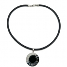 COLLAR MONEDA BVLGARI DOBLE CARA