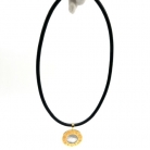 COLLAR MONEDA BVLGARI DOBLE CARA