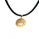 COLLAR MONEDA BVLGARI DOBLE CARA