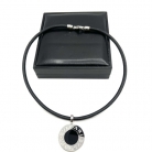 COLLAR MONEDA BVLGARI DOBLE CARA