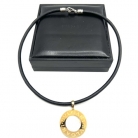 COLLAR MONEDA BVLGARI DOBLE CARA