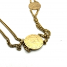 Vintage Chanel gold chain necklace