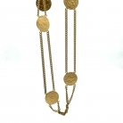 Vintage Chanel gold chain necklace