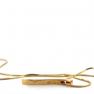 conjunto de pendientes y gargantilla de oro