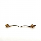 conjunto de pendientes y gargantilla de oro