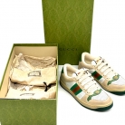 RESERVADO DEPORTIVAS GUCCI OPHIDIA EN CUERO BLANCO