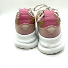 Sneakers Versace in rosa e oro