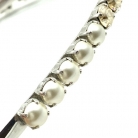 Cerchietto Miu Miu con dettagli in strass